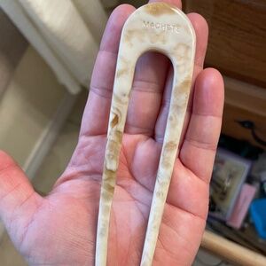 Machete acetate French hair pin